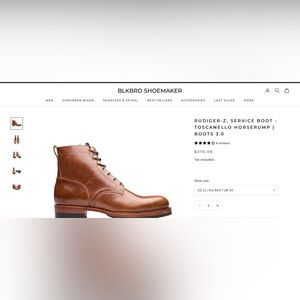 RUDIGER-Z, SERVICE BOOT -
TOSCANELLO HORSERUMP |
BOOTS 3.0